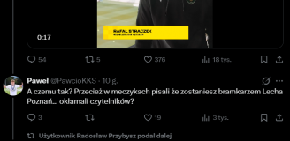 Rafał Strączek transparentnie ODPOWIADA NA PLOTKI łączące go z Lechem Poznań!